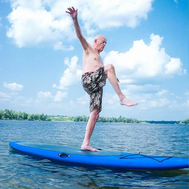 Chiropractic Nelson Tasman Elder on Paddle Board